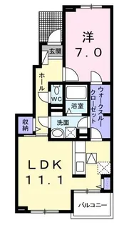シーサイドビレッジC【103号室】の間取り