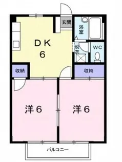 ルミネハイツ【203号室】の間取り