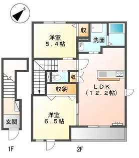 アザレア【207号室】の間取り