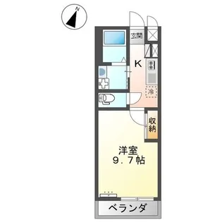 ミカサ【205号室】の間取り