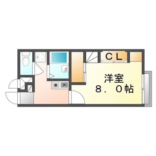 シエル神辺【206号室】の間取り