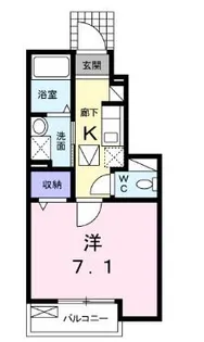 マイ ディアⅡ【102号室】の間取り