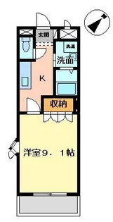 クレシア【106号室】の間取り