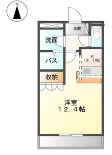 アコードパレス【205号室】の間取り