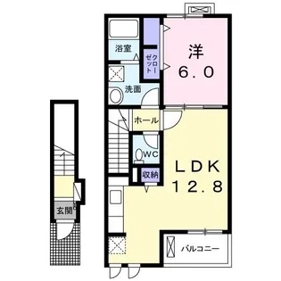 インサイドシーⅢ【202号室】の間取り