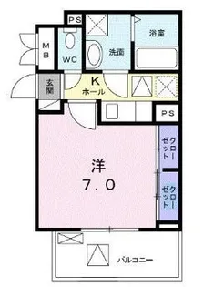 リオン B【203号室】の間取り