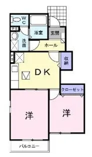 ライトホームズ【104号室】の間取り