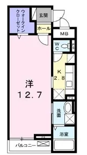 メゾン千代田【204号室】の間取り