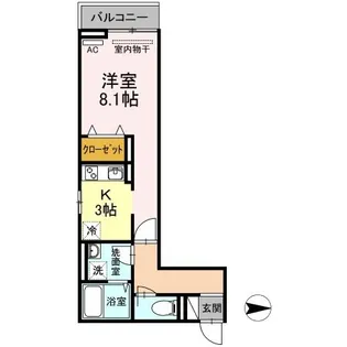 セジュール菜々彩【301号室】の間取り