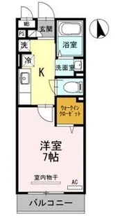 ポートサイドヴィラ Ⅰ【202号室】の間取り