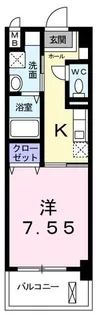アルカンシェル【205号室】の間取り