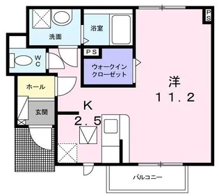 フリッシュ【102号室】の間取り
