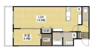 ザ・プレミア旭町【303号室】の間取り