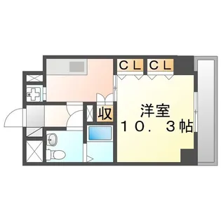 シティヒル【303号室】の間取り