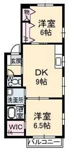 アビタシオン【201号室】の間取り