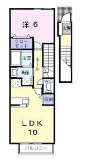 ステイブル備後B【203号室】の間取り