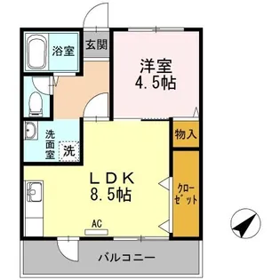 カーサヴェンティ【0303号室】の間取り