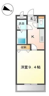 F'S COURT【103号室】の間取り