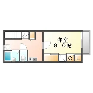 レオパレスソフィア【103号室】の間取り