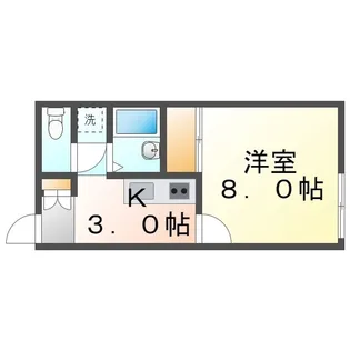 レオネクストフォーレパレス【106号室】の間取り