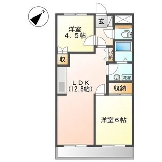 グレース春日【202号室】の間取り