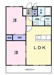 ボナール【104号室】の間取り