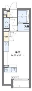 ミランダルピナスⅢ【208号室】の間取り
