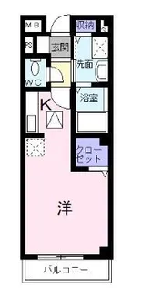 シャルムメゾンA【101号室】の間取り