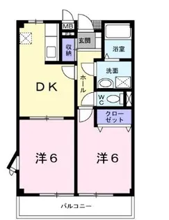 シャングリラM【104号室】の間取り