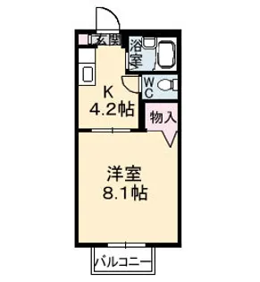 スカイメゾン 5番館【207号室】の間取り