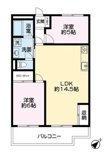 サンオーレ川口【303号室】の間取り