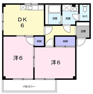 コスモロージュマン【301号室】の間取り