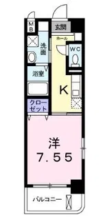 アルカンシェル【101号室】の間取り
