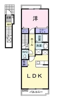 メゾン シャルマン【203号室】の間取り