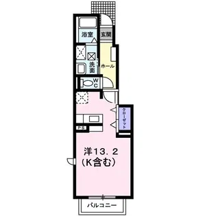 ステイブル備後A【103号室】の間取り
