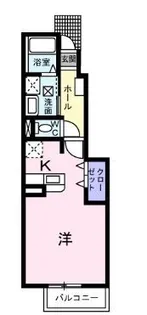 ステイブル備後B【103号室】の間取り