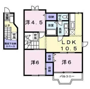 エクセレンスA【201号室】の間取り