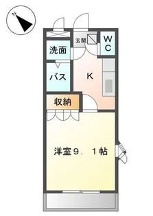 シャロン【101号室】の間取り
