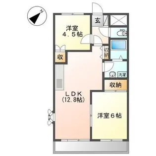 グレース春日【105号室】の間取り