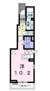 ベラ クオーレⅠ【101号室】の間取り