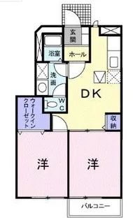 シャングリラE【103号室】の間取り