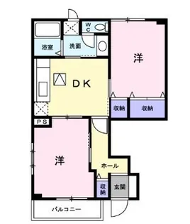 フルール小出【101号室】の間取り