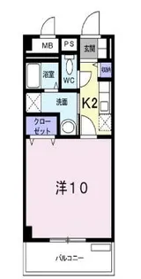 サンライズ【104号室】の間取り