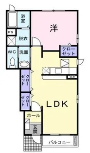 マナ マルベリーA【102号室】の間取り