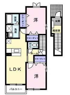 ディマンシュ.M A【201号室】の間取り