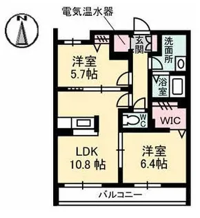 タムタムグラン【301号室】の間取り