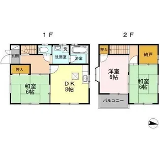 広島県福山市千田町3-34-7-12【一戸建】の間取り