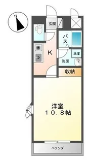 グリーンパレス【306号室】の間取り