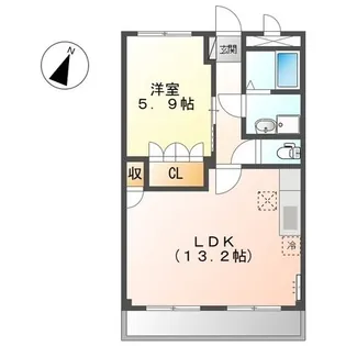 グリシーナ【0103号室】の間取り