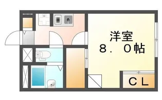 レオパレスヴィラ クレールⅡ【103号室】の間取り